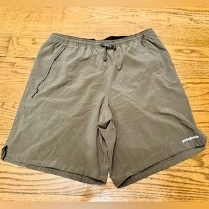 Patagonia Nine Trails 8” Shorts M Forge Grey like new/NWOT Trail Run